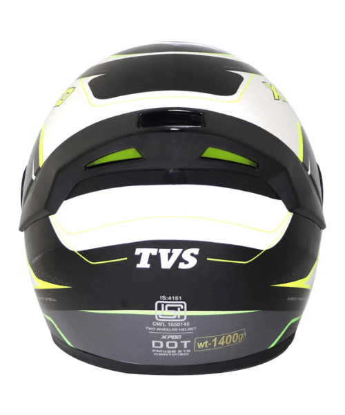 TVS Racing XPOD Dynamic Dual Tone Helmet - White