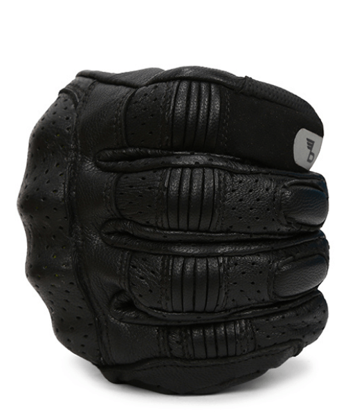 Bikeratti Equator Summer Leather Riding Gloves - Black