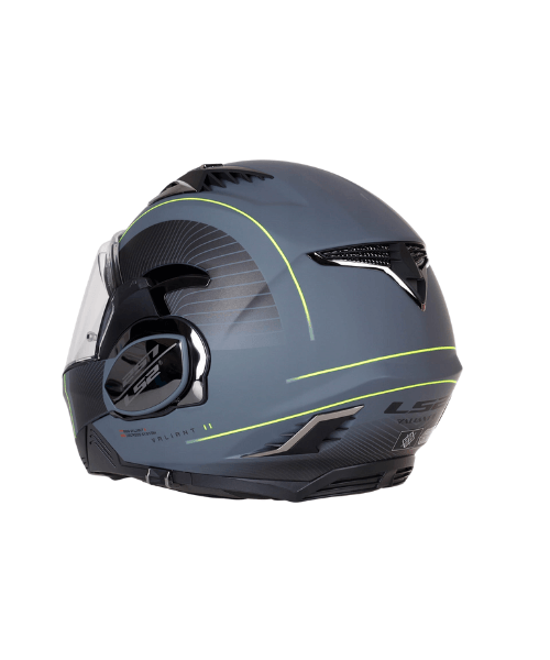 LS2 FF900 Valiant II Cooper Helmet - Matt Titanium Black