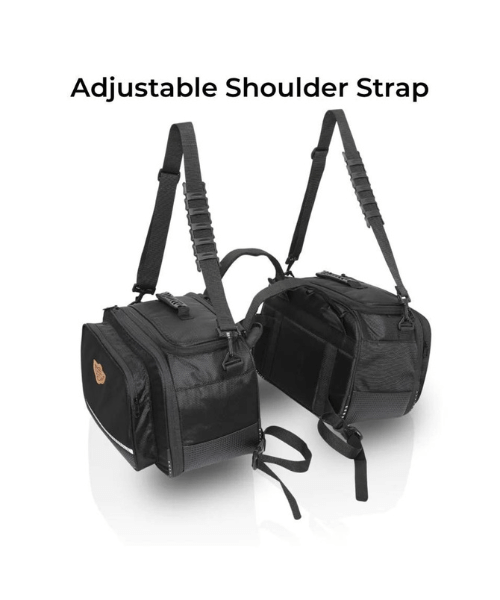 Guardian Gears Stallion Saddlebag with Rain Covers 50L expandable to 65L