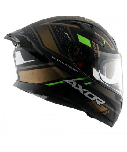 Axor Apex Tiki Dull Black Gold Helmet