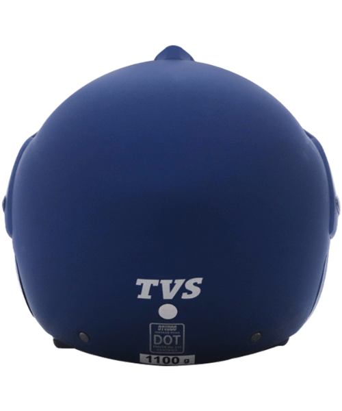 TVS Vintage With Peak Helmet - Blue