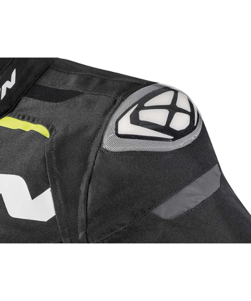 Ixon Gyre Text Riding Jacket - Black White