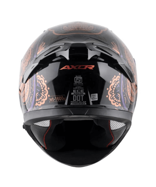 Axor Apex Trance Full Face Helmet - Black Gold