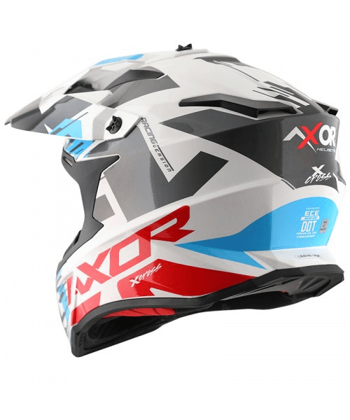 Axor X-CROSS X1 Off Road Helmet - White Red