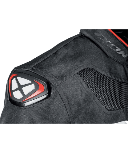 Ixon Draco Riding Jacket - Black White Red