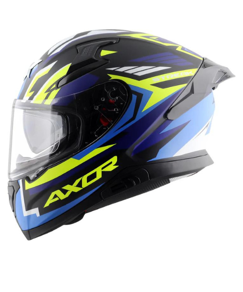 Axor Apex Streak Helmet - Dull Black Blue