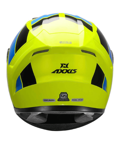 Axxis Segment Six Helmet - Fluorescent Yellow