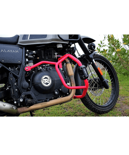 Auto Engina Himalayan Crash Guard/ Leg Guard Compatible For Royal Enfield Himalayan BS3,BS4,BS6 & Himalayan SCRAM 411 - Red