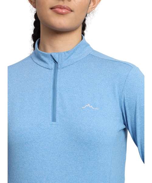 Reccy Women's Nomadic Full Sleeves T Shirt - Lichen Blue