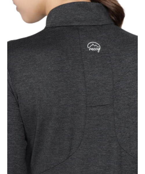 Reccy Women’s Nomadic Full Sleeves T Shirt - Dark Gray