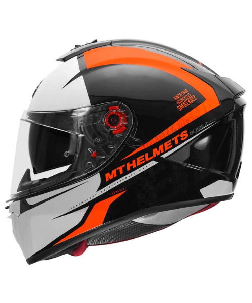 MT Blade 2SV Genesis Helmet - Gloss Fluorescent Orange