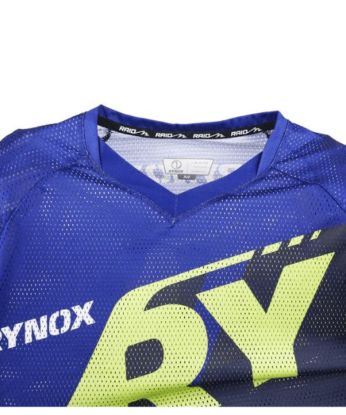 Rynox Switchback Neo Offroad Jersey - Blue Hi-Viz Green