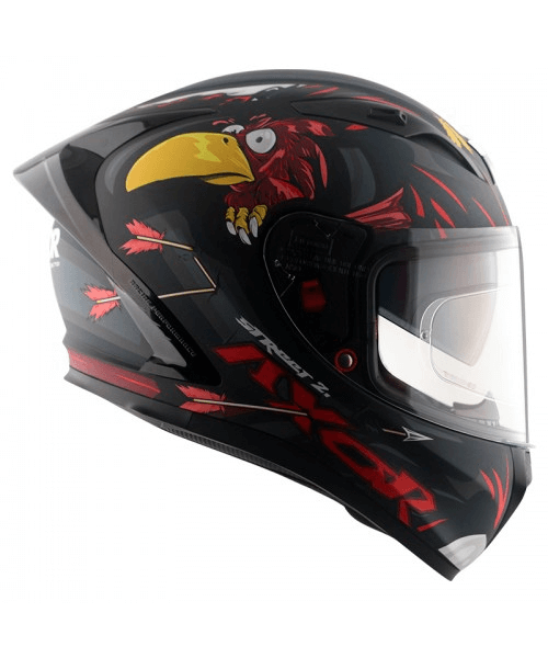Axor Street Zazu Helmet - Dull Black Red