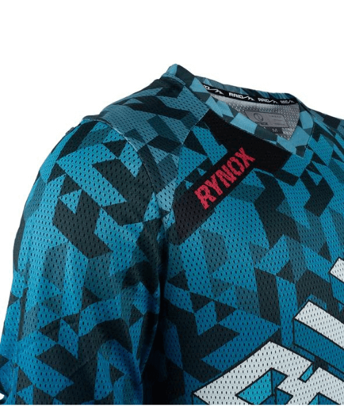 Rynox Fusion Neo Offroad Jersey - Cyber Blue