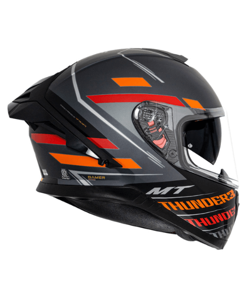 MT Thunder 3 SV Pro Damer Matt Helmet - Black Red