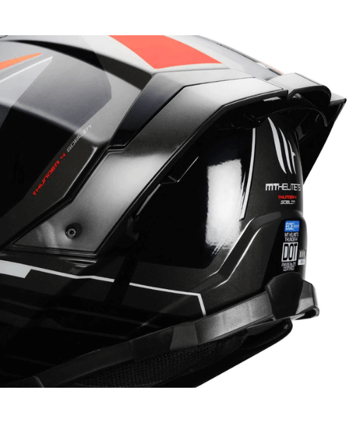 MT Thunder 4SV Goblin Helmet - Fluorescent Orange