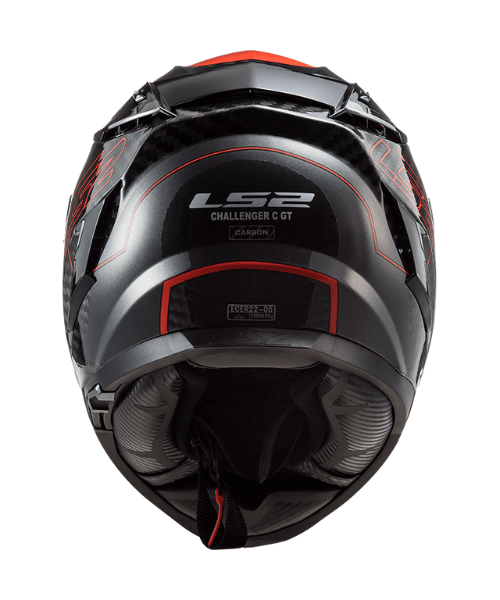 LS2 FF327 Challenger CT2 Fold Helmet - Gloss Red