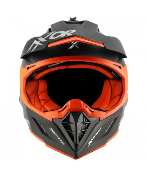 Axor X-Cross Helmet - Dull Black Orange