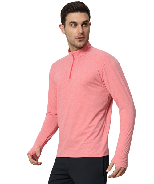 Reccy Men’s Nomadic Full Sleeves T Shirt - Bubblegum