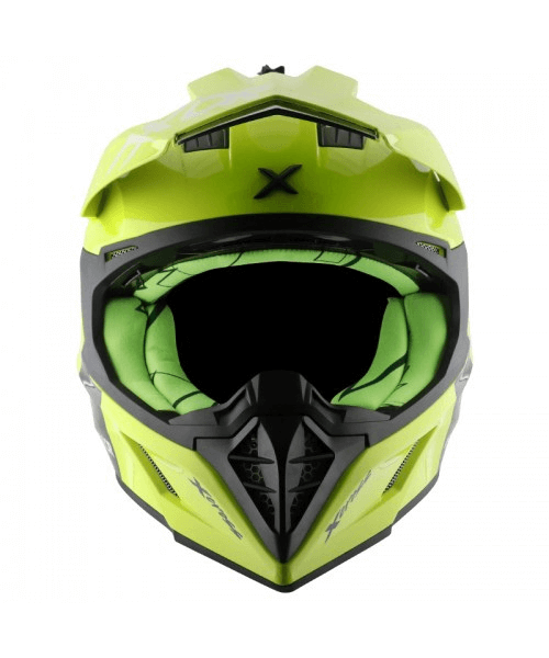 Axor X-Cross Helmet - Neon Yellow Green