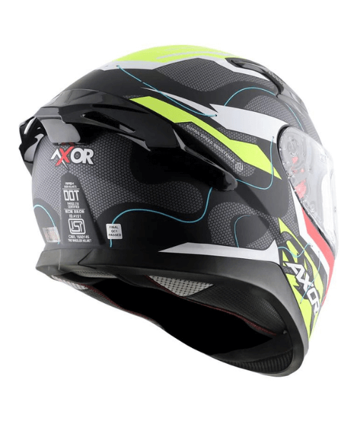 Axor Apex Dynamo Helmet - Matt Black Neon Yellow