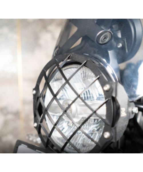 Zana Head Light Guard for Himalayan 450 (Black - Stainless Steel) Type-2 - ZI-8437