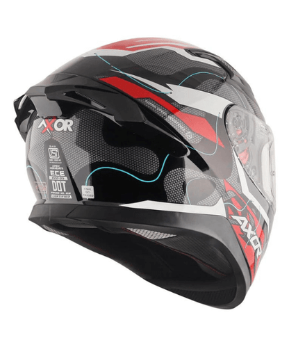 Axor Apex Dynamo Helmet - Gloss Black Red