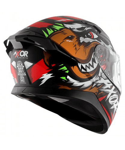 Axor Apex Falcon Helmet - Dull Black Red