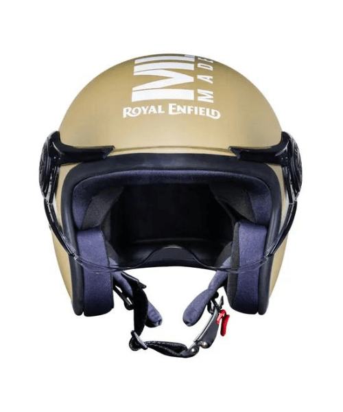 Royal Enfield Jet Open Face MLG Helmet - Matt Desert Storm