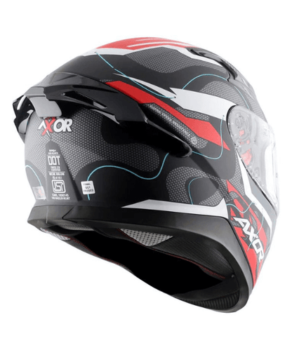 Axor Apex Dynamo Helmet - Matt Black Red