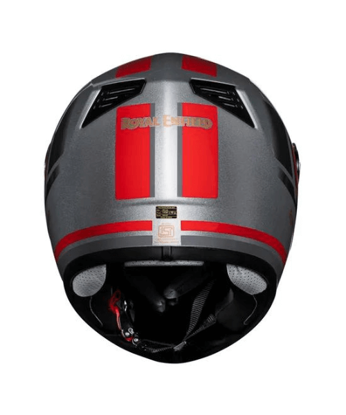 Royal Enfield Stunner Helmet Dual Visor - Gloss Silver