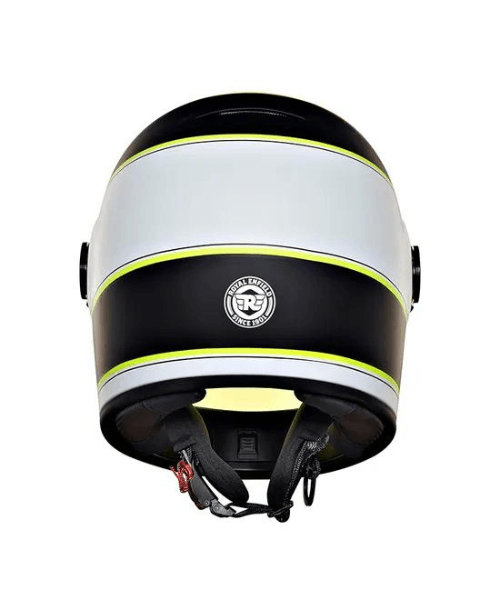 Royal Enfield Drifter V2 Helmet Centre Stripe - Matt Black