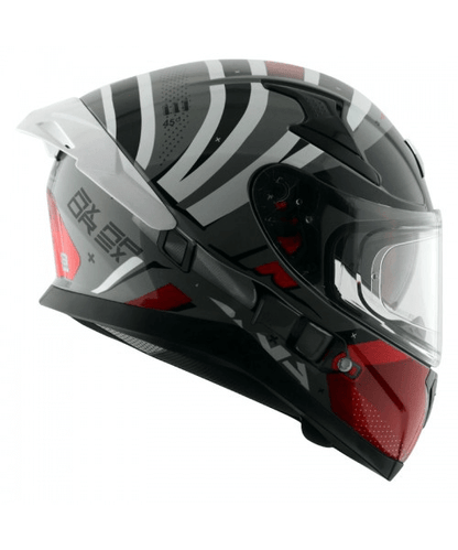 Axor Apex Hex-2 Helmet - Cool Grey Red