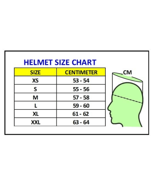 TVS Racing Matt Helmet - Blue & Neon Double Visor