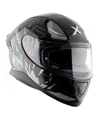 Axor Apex Hunter Helmet- Gloss Black Grey