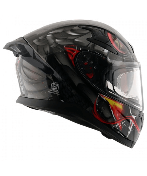 Axor Apex Venomous D/V Helmet - Black Grey