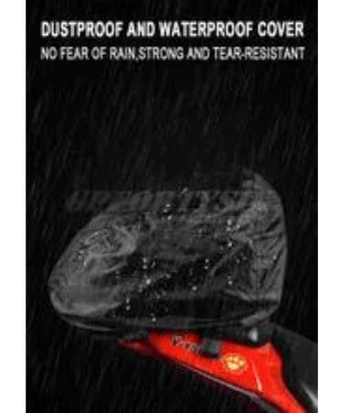 Ghost Racing Carbon Fiber Motorcycle Tank Bag Rear Seat Bag - Red