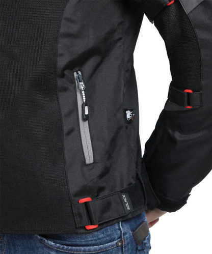 Solace AIR-X V3 Riding Jacket - Black Grey