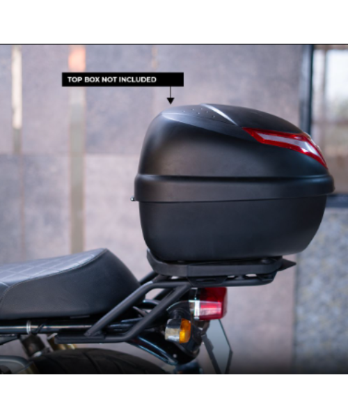 Zana Top Rack T-1 With Aluminium Plate And Compatible with Pillion Backrest For Gt & Interceptor 650 - ZI-8019