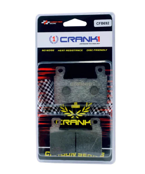 Crank1 Carbon Brake Pads for Harley Davidson Softail Fat Boy (2018 Onwards)