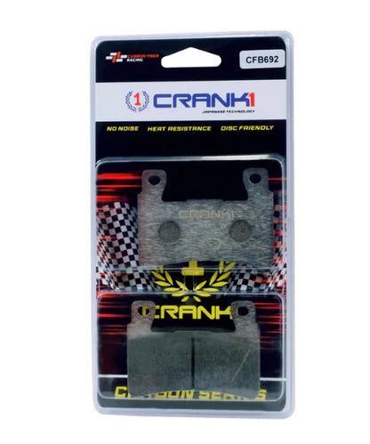 Crank1 Carbon Brake Pads for Harley Davidson Softail Fat Boy (2018 Onwards)