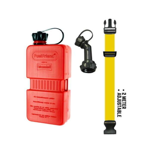 Route 95 FuelFriend 1.5L UN certified Fuel Canister with Lockable Spout and Mounting Strap