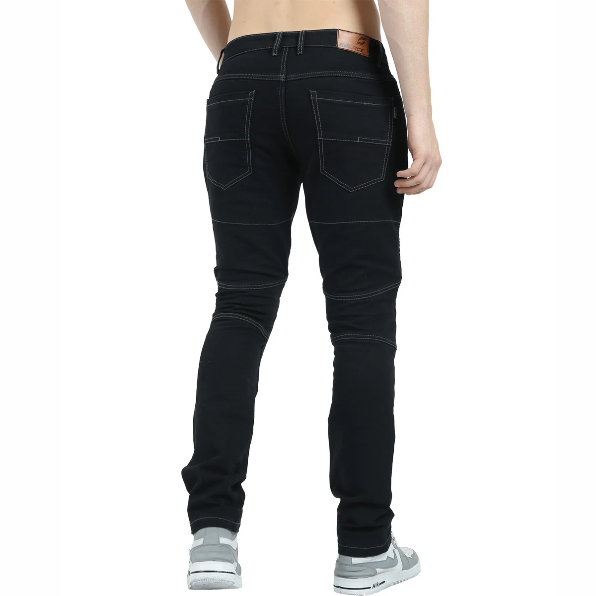Solace Gravel Motorcycle Kevlar Denims with Level 2 Armour - Black