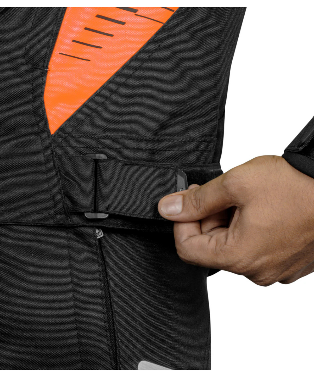 Rynox Tornado Pro 4 CE Certified Class A Riding Jacket - Black Orange - Rynox