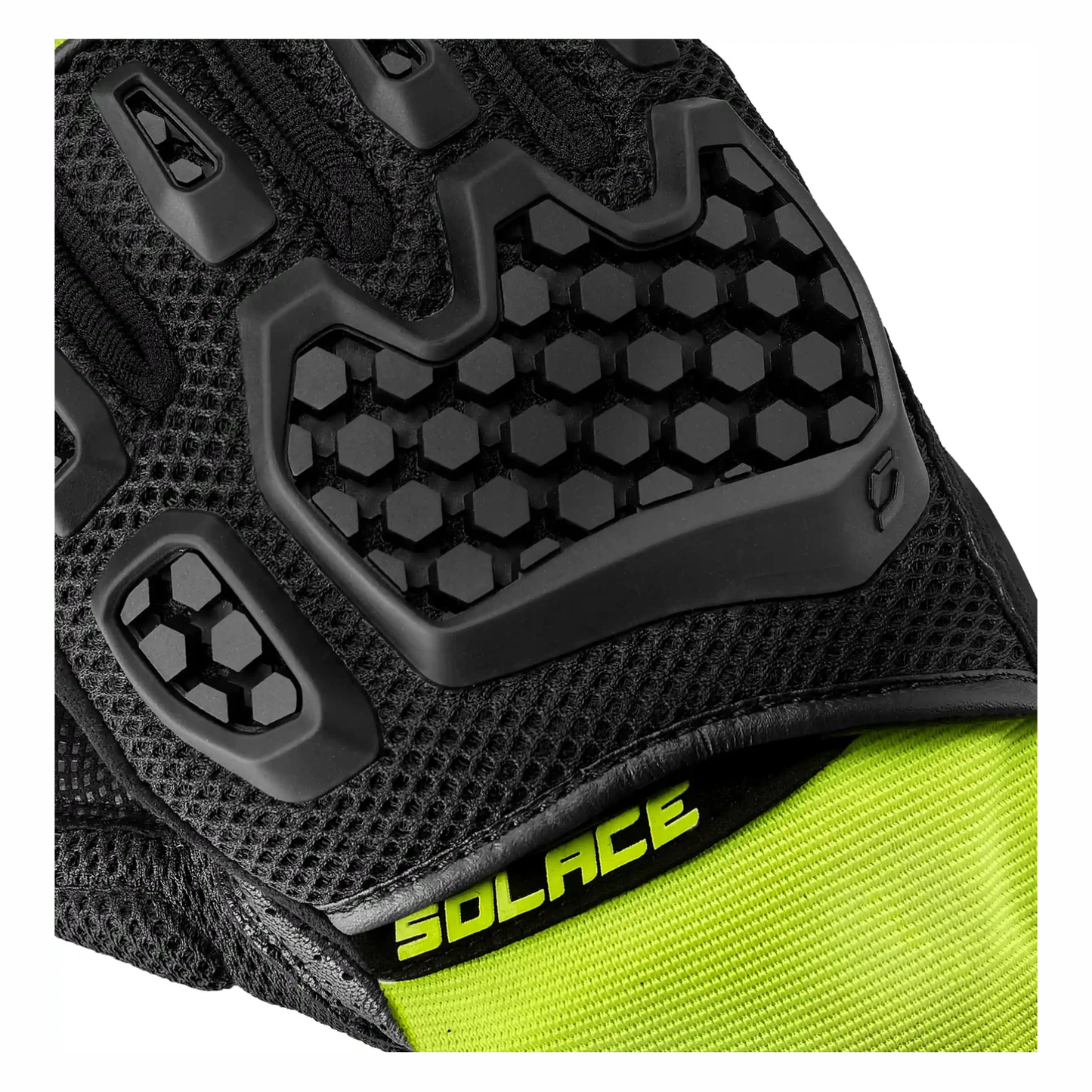 Solace AirX DualSport CE Riding Gloves - Neon Green