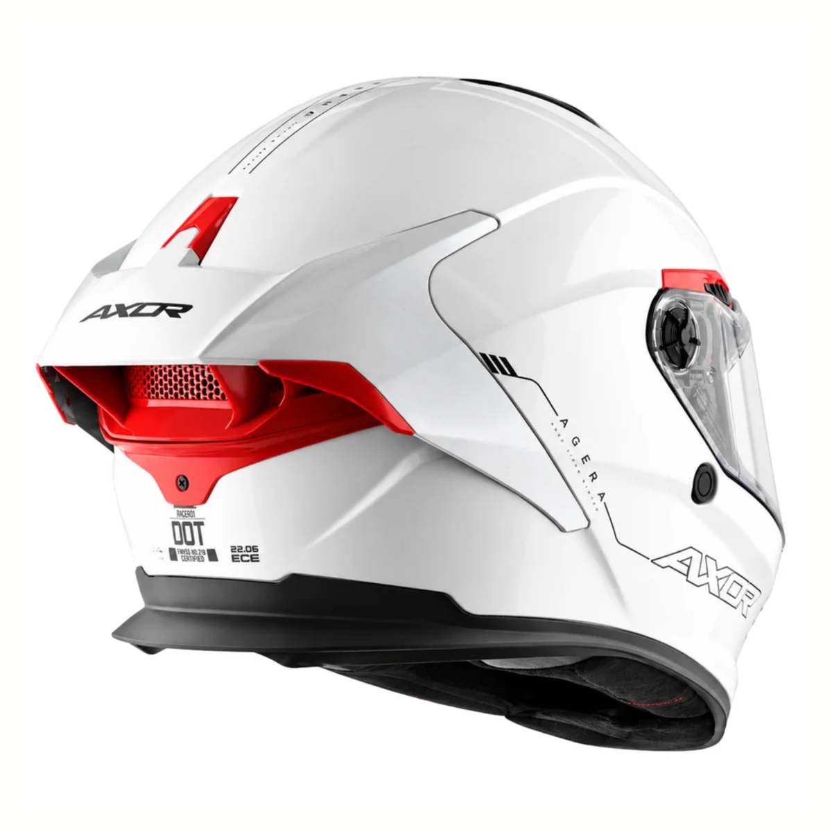 Axor Agera Solid Helmet - Gloss White - AXOR