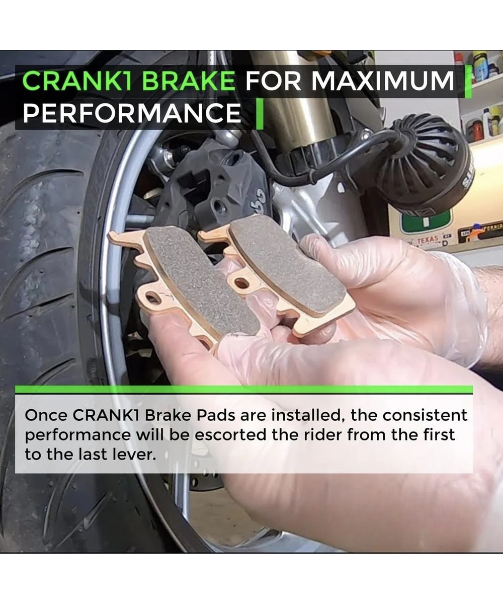 Crank1 Triumph Street Scrambler 900 (2017-2020) Sintered Brake Pads