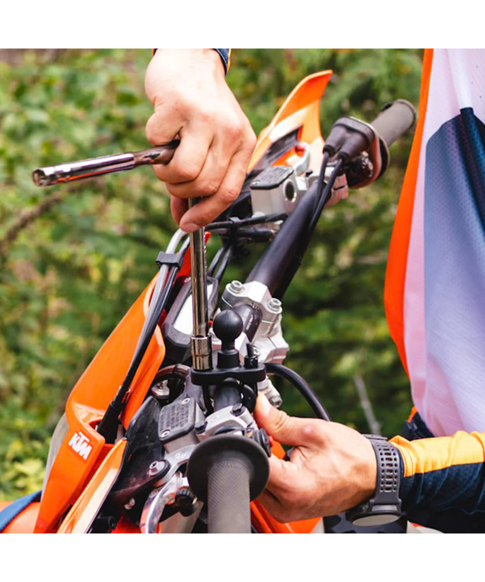 Ram Mount RAM Base Rail with Zinc Coated U-Bolt - RAM-B-231ZU