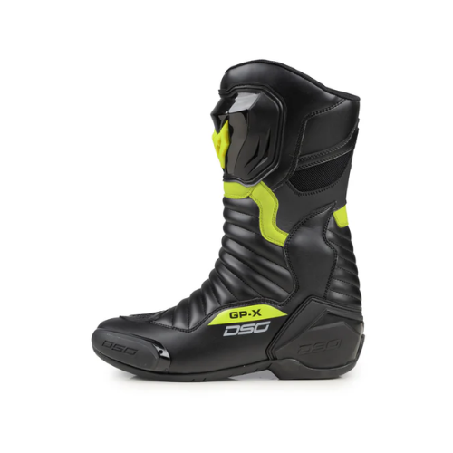 DSG GP X Riding Boots - Black Yellow